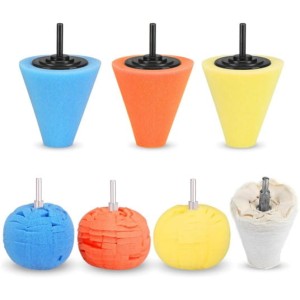 Zestaw 7szt. gąbek do polerowania 