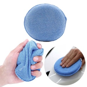 Gąbka aplikator z mikrofibry polerski woskowanie Fl 12,5cm Pad 
