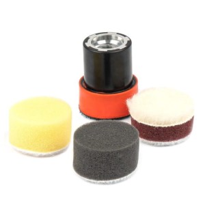Gąbki pady polerskie mini zestaw do polerowania detali 4 el. 