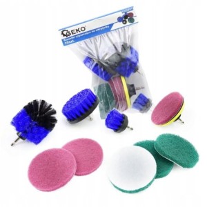 Szczotki czyszczące na wkrętarkę 10szt. 