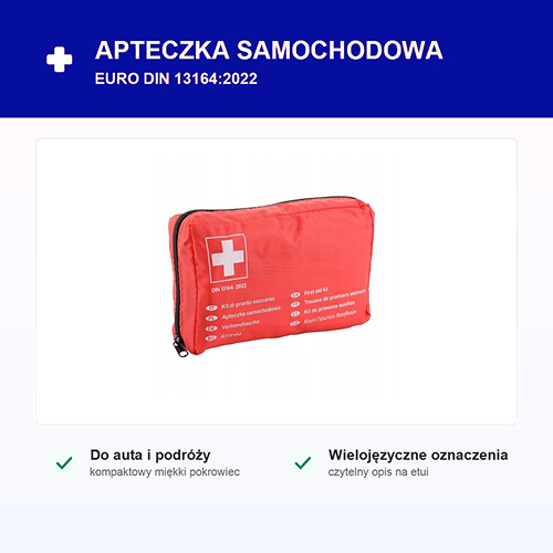 Apteczka samochodowa pierwszej pomocy – producent Reflex Polska