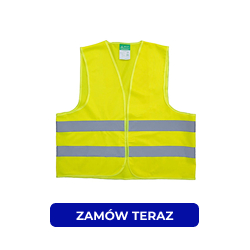 Kamizelka odblaskowa żółta z Certyfikatem EN ISO 20471:2013+ A1:2016
